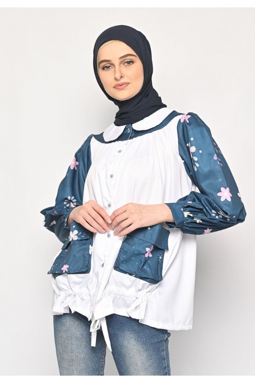 Mischa Blouse Navy